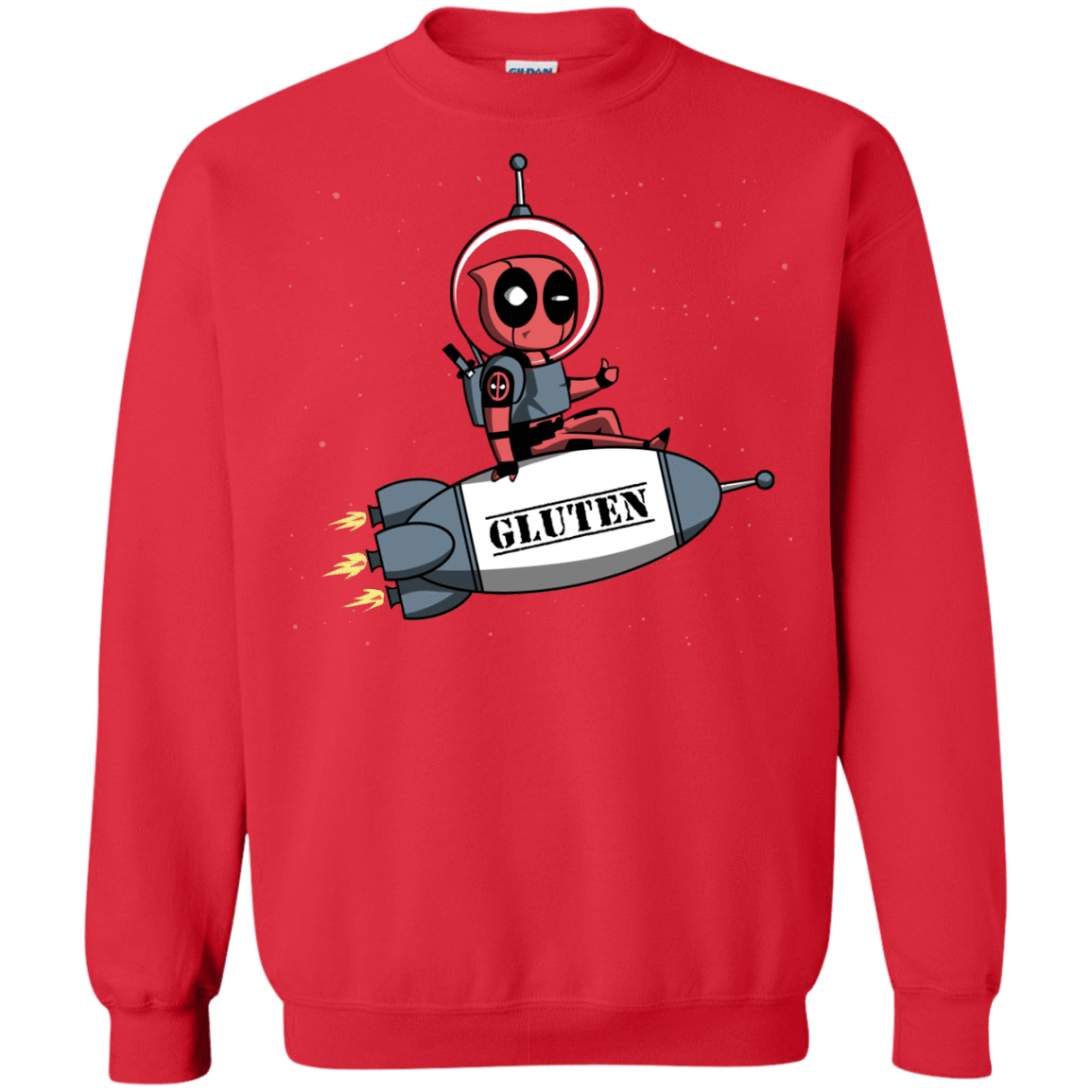 Sweatshirts Red / S Gluten No More Crewneck Sweatshirt