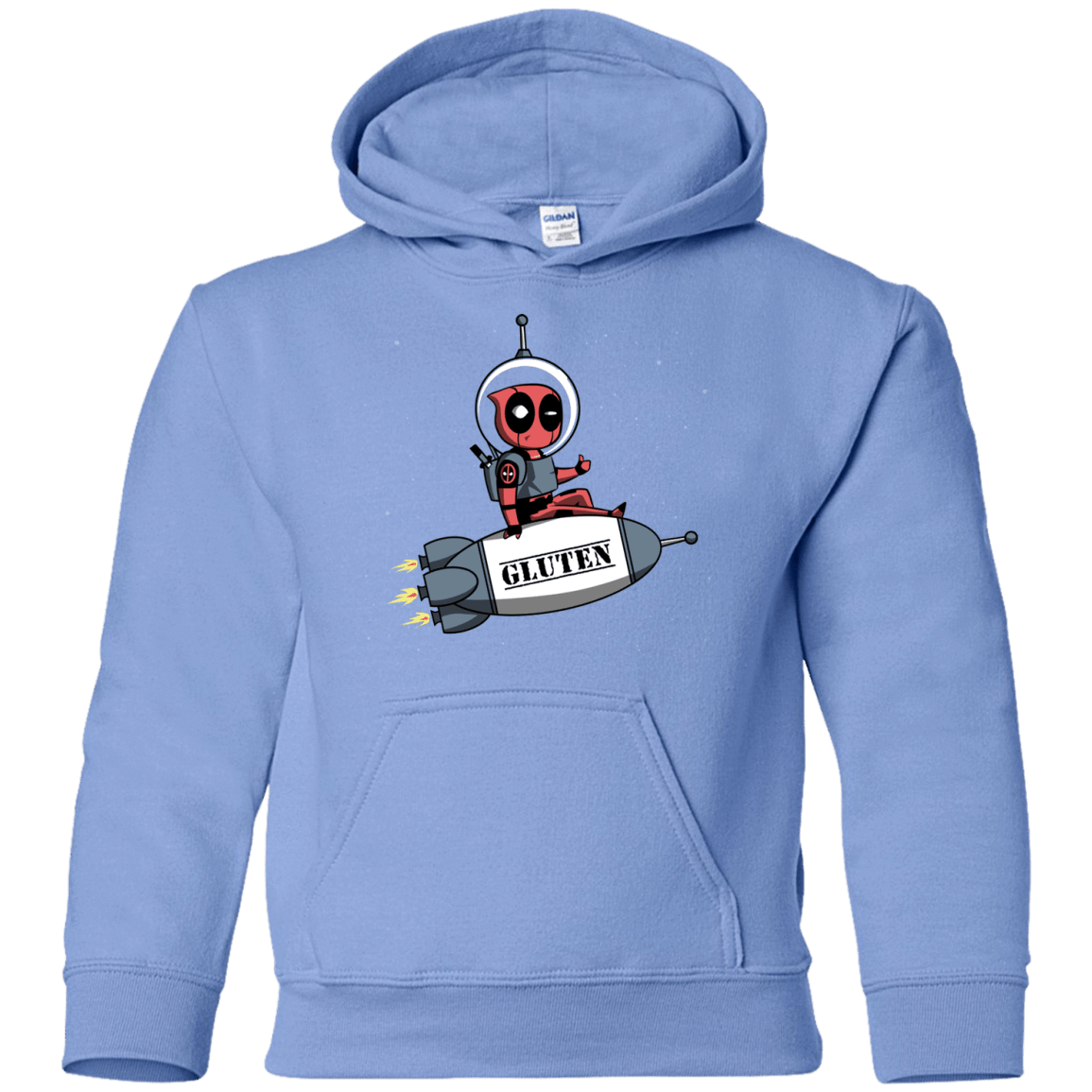 Sweatshirts Carolina Blue / YS Gluten No More Youth Hoodie