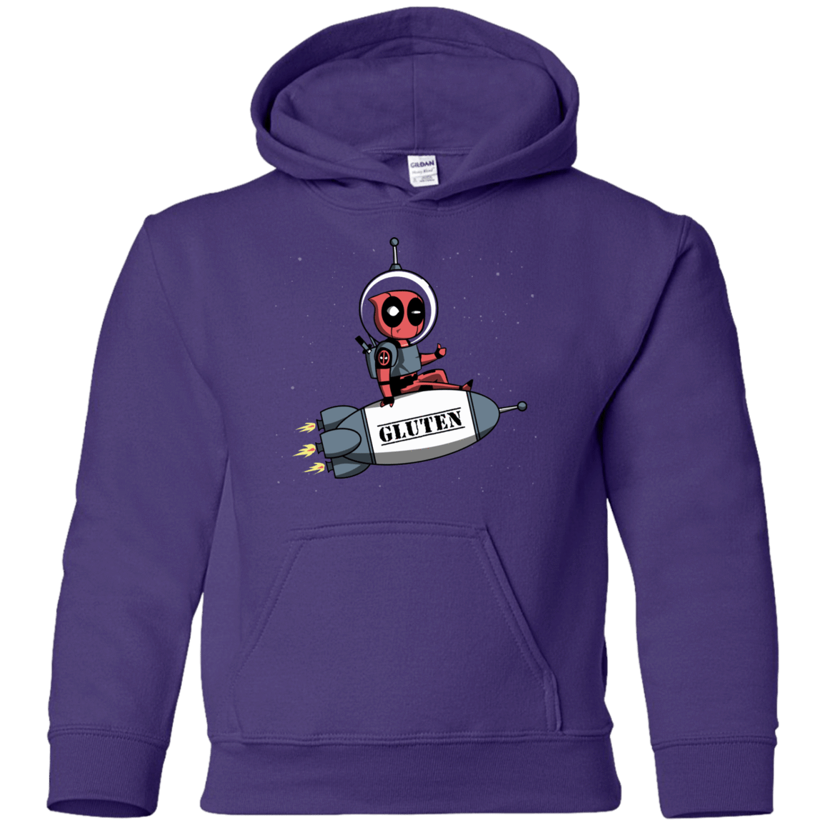 Sweatshirts Purple / YS Gluten No More Youth Hoodie