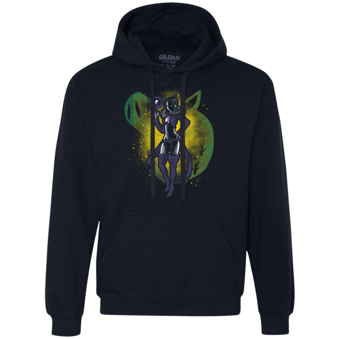 Sweatshirts Navy / S Gluttony Hero Premium Fleece Hoodie