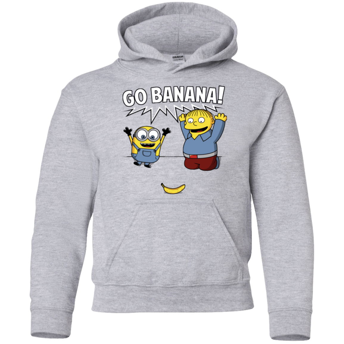 Sweatshirts Sport Grey / YS Go Banana! Youth Hoodie