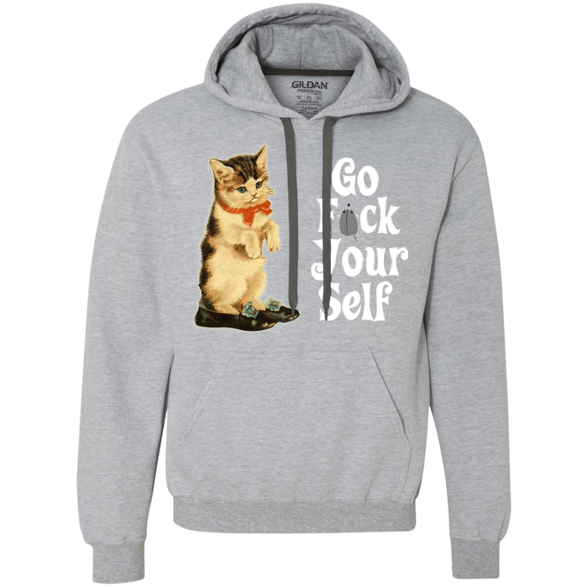 Sweatshirts Sport Grey / Small Go fck yourself Premium Fleece Hoodie