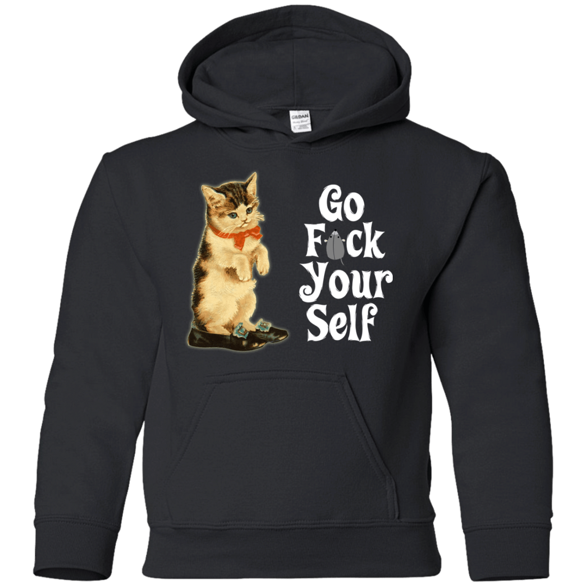 Sweatshirts Black / YS Go fck yourself Youth Hoodie