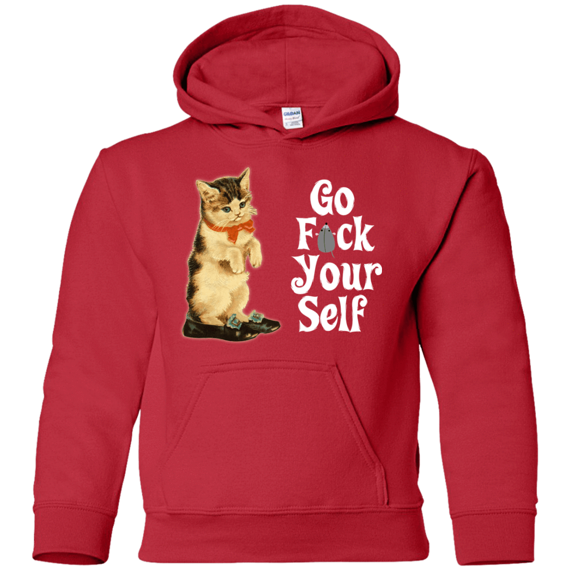 Sweatshirts Red / YS Go fck yourself Youth Hoodie