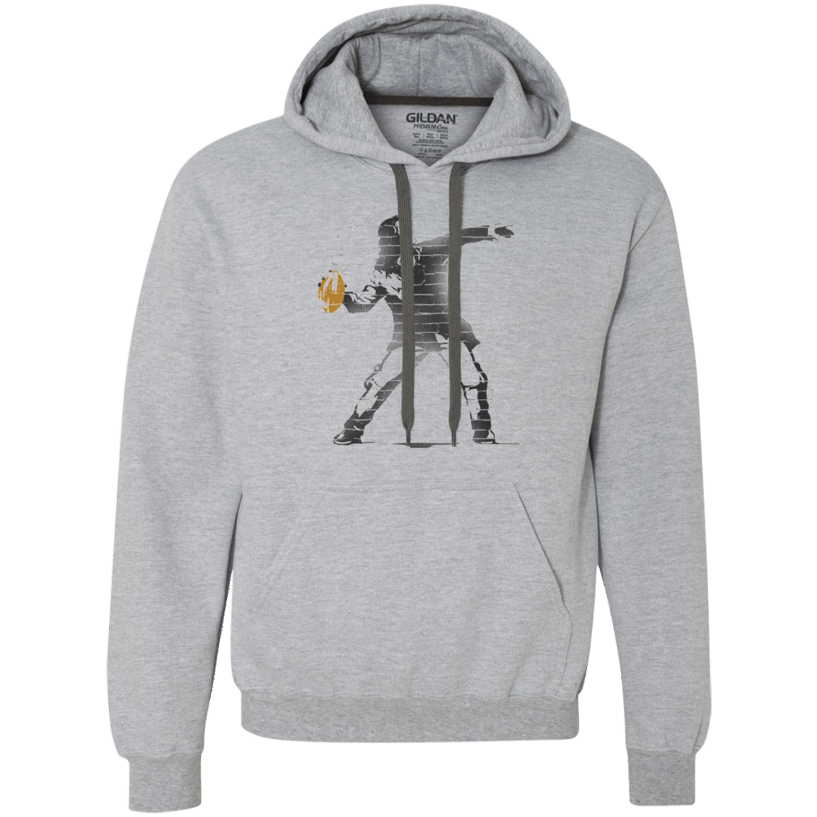 Sweatshirts Sport Grey / Small GO LONG MARK Premium Fleece Hoodie