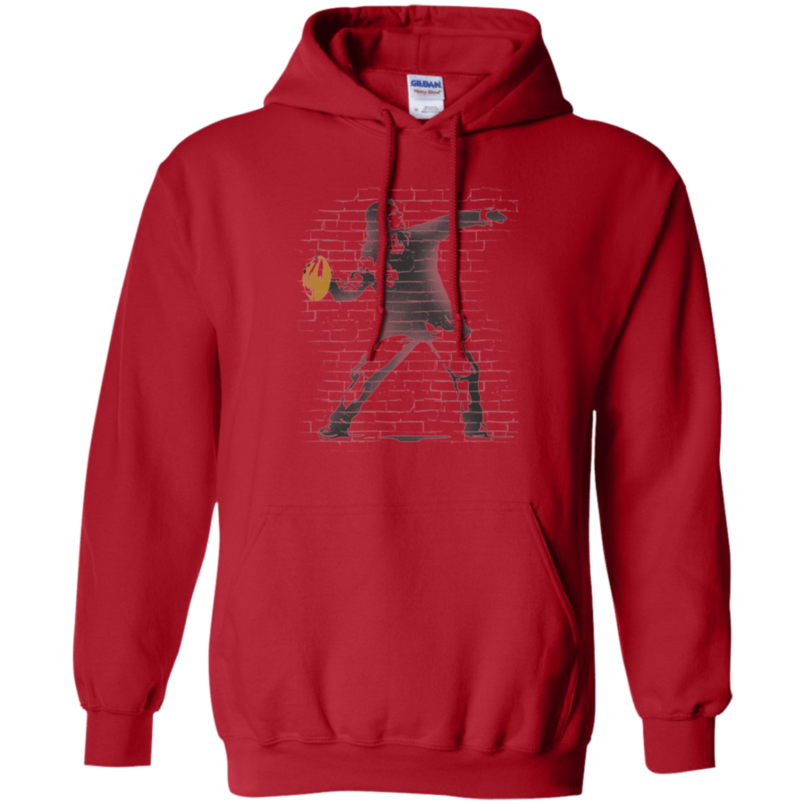 Sweatshirts Red / Small GO LONG MARK Pullover Hoodie
