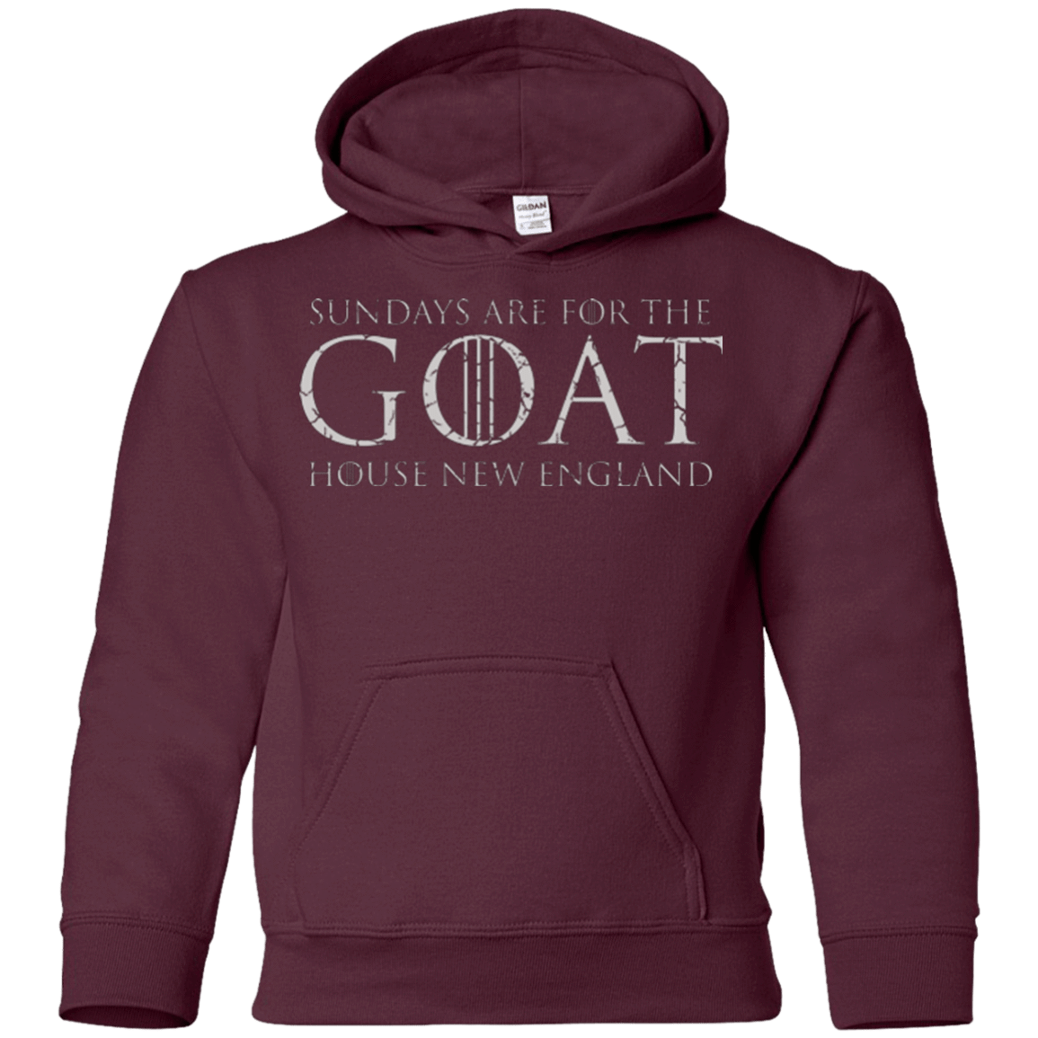 Sweatshirts Maroon / YS GOAT Youth Hoodie