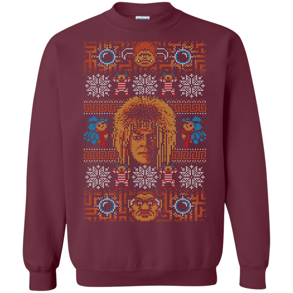 Sweatshirts Maroon / Small Goblin Christmas Crewneck Sweatshirt