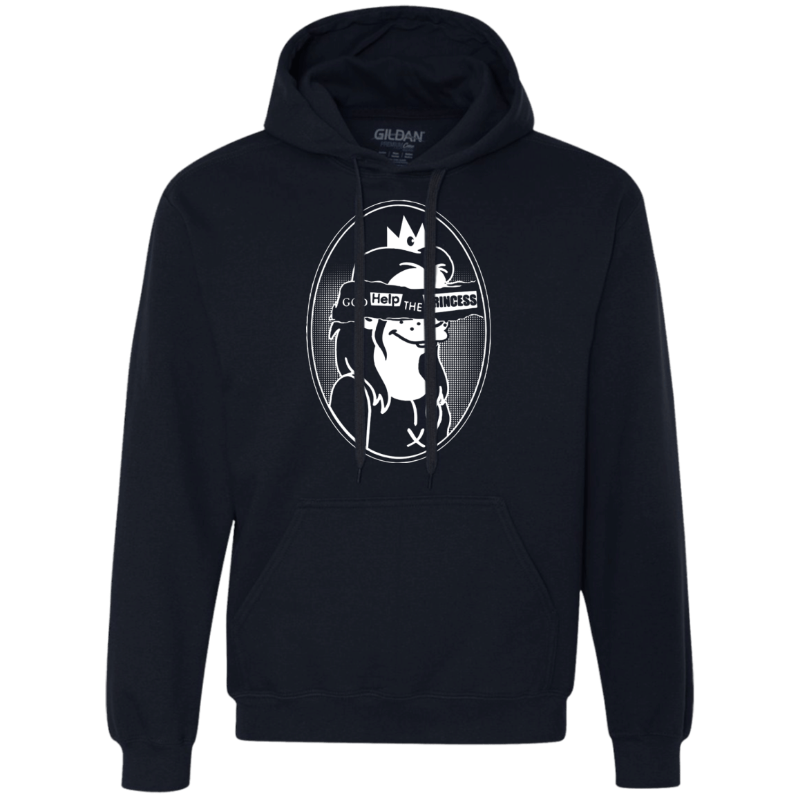 Sweatshirts Navy / S God Help The Princess Premium Fleece Hoodie