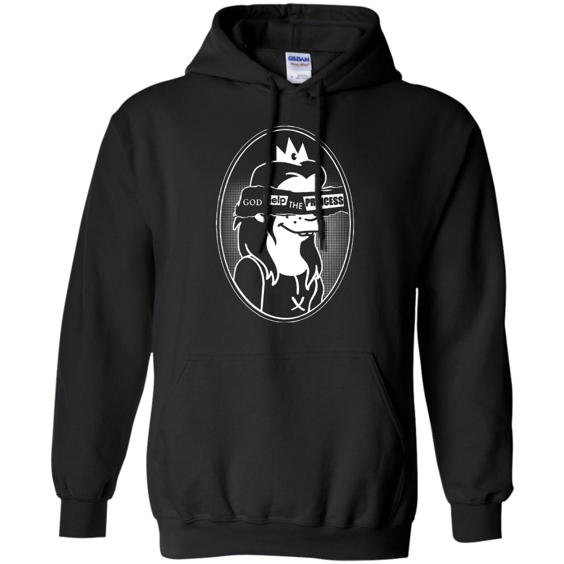 Sweatshirts Black / S God Help The Princess Pullover Hoodie
