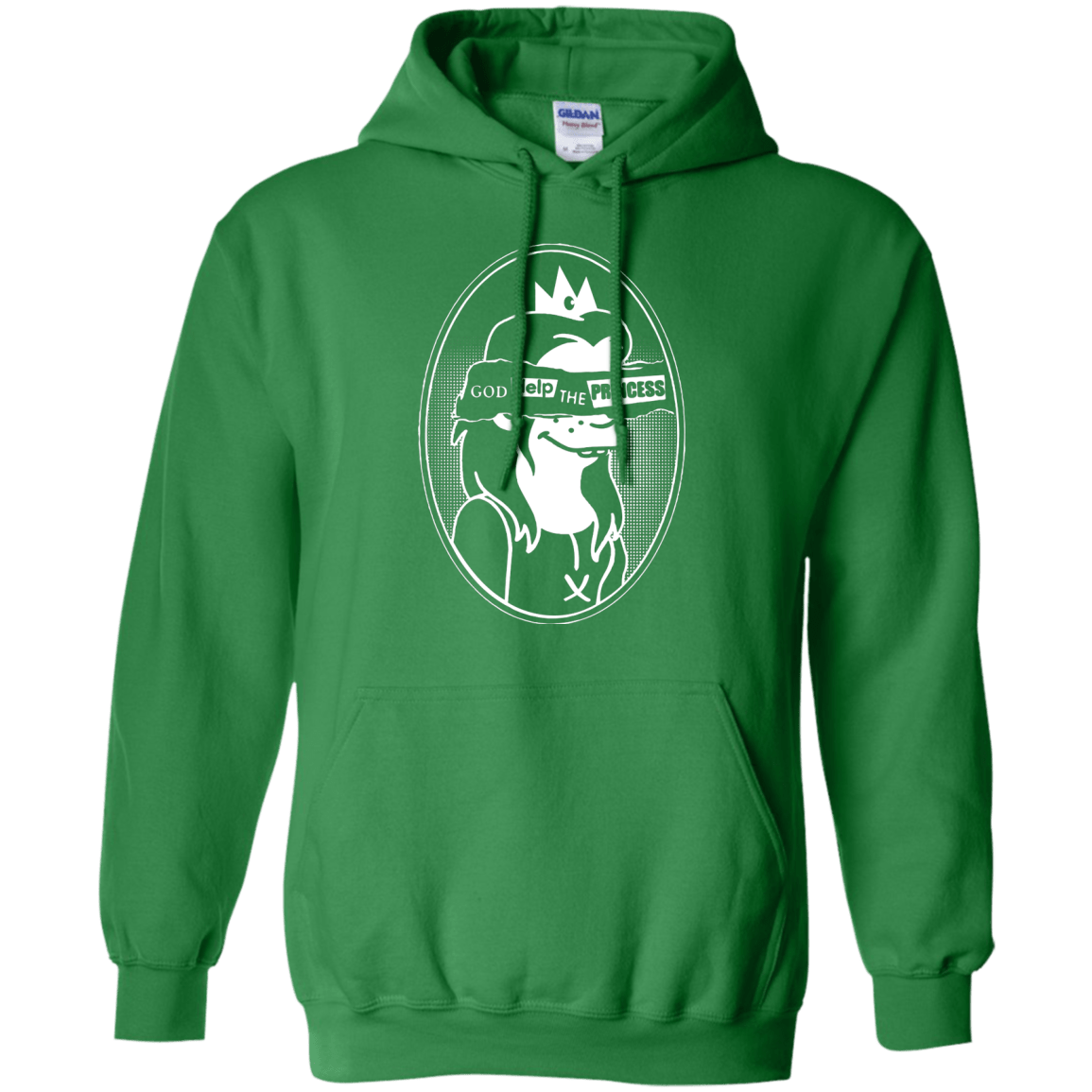 Sweatshirts Irish Green / S God Help The Princess Pullover Hoodie