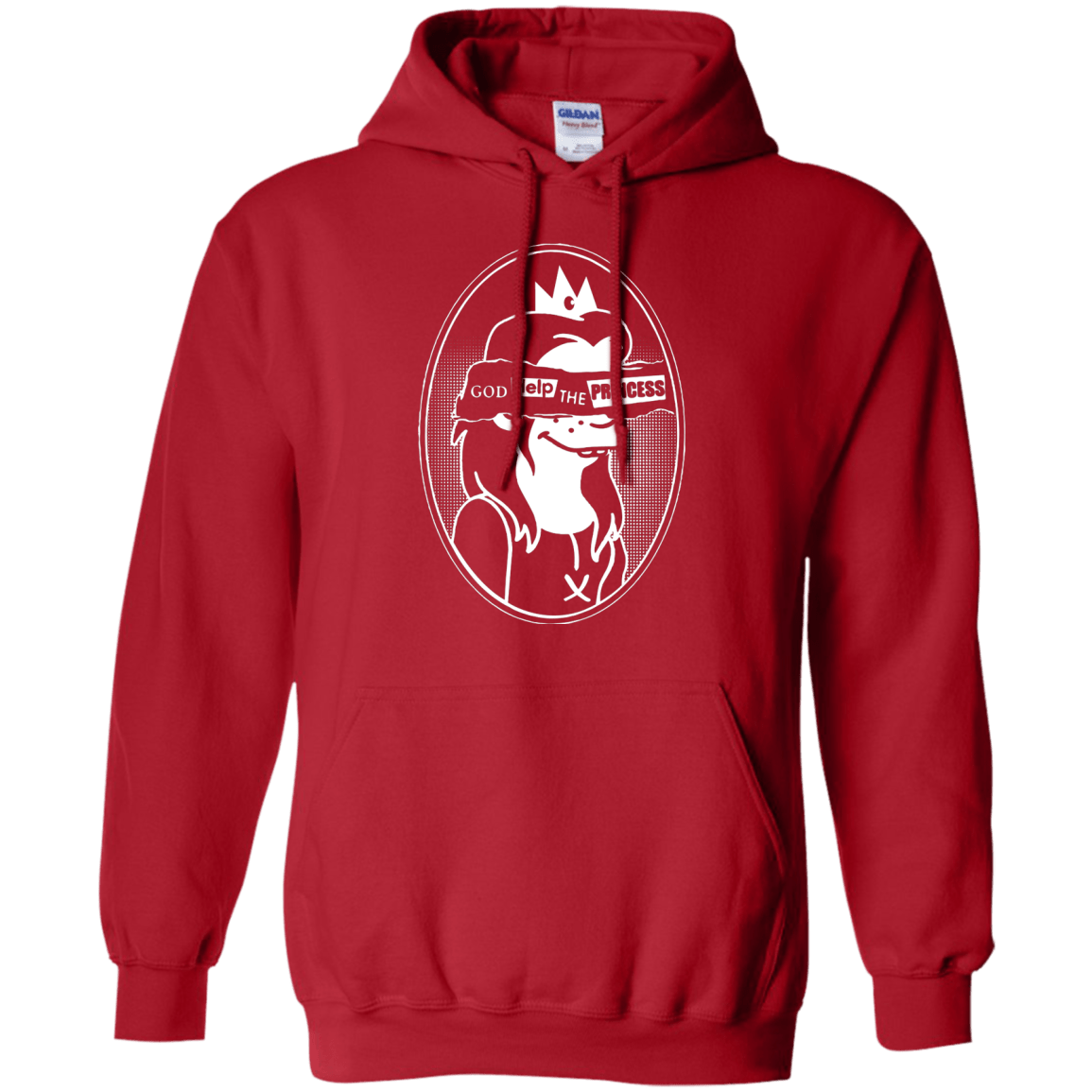 Sweatshirts Red / S God Help The Princess Pullover Hoodie