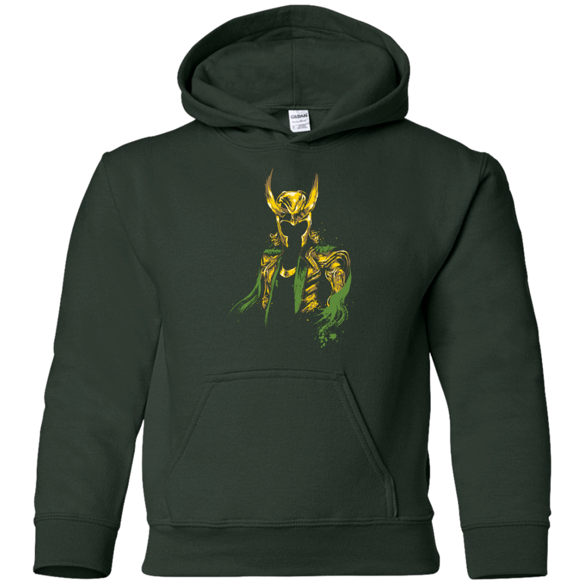 Sweatshirts Forest Green / YS God of Mischief Youth Hoodie