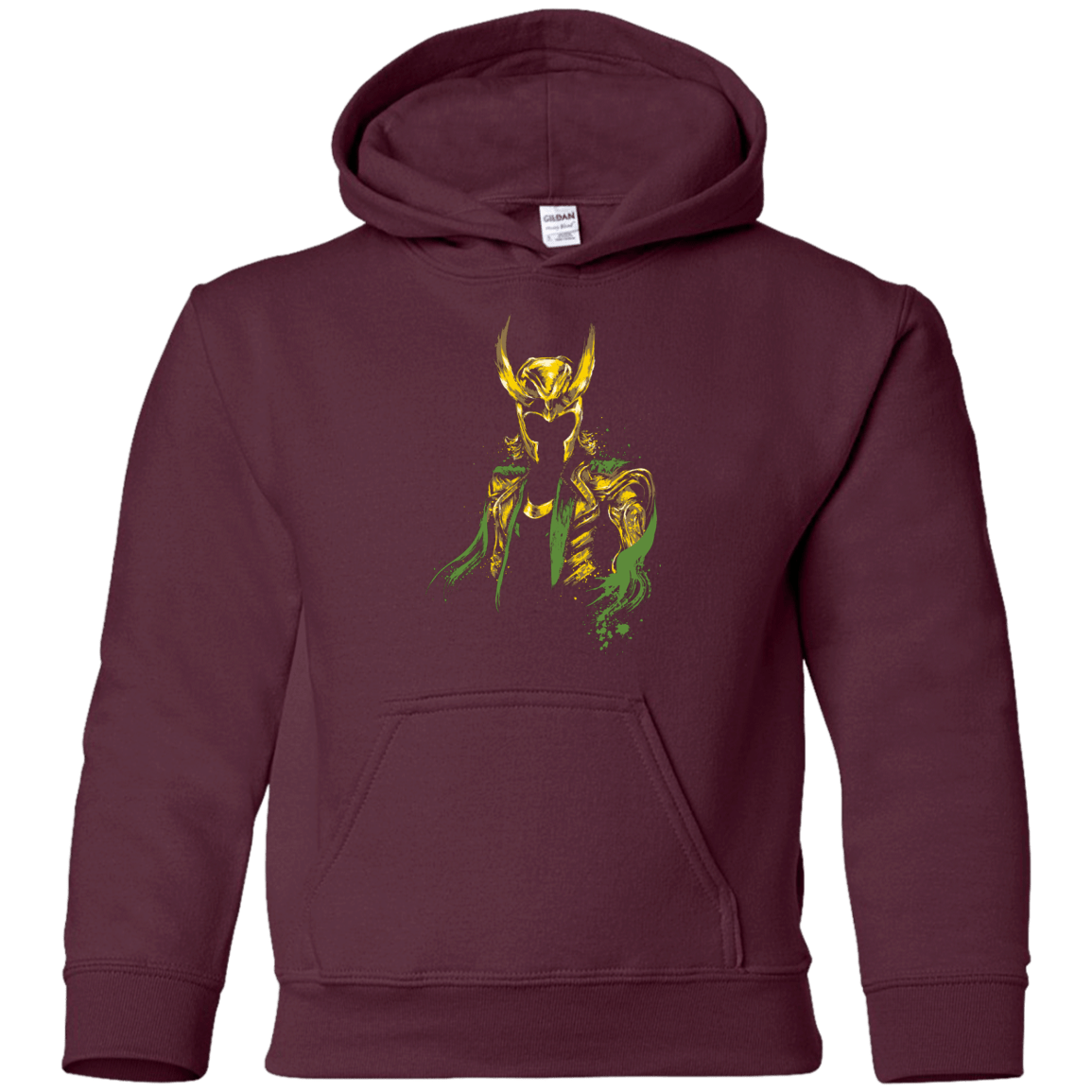 Sweatshirts Maroon / YS God of Mischief Youth Hoodie
