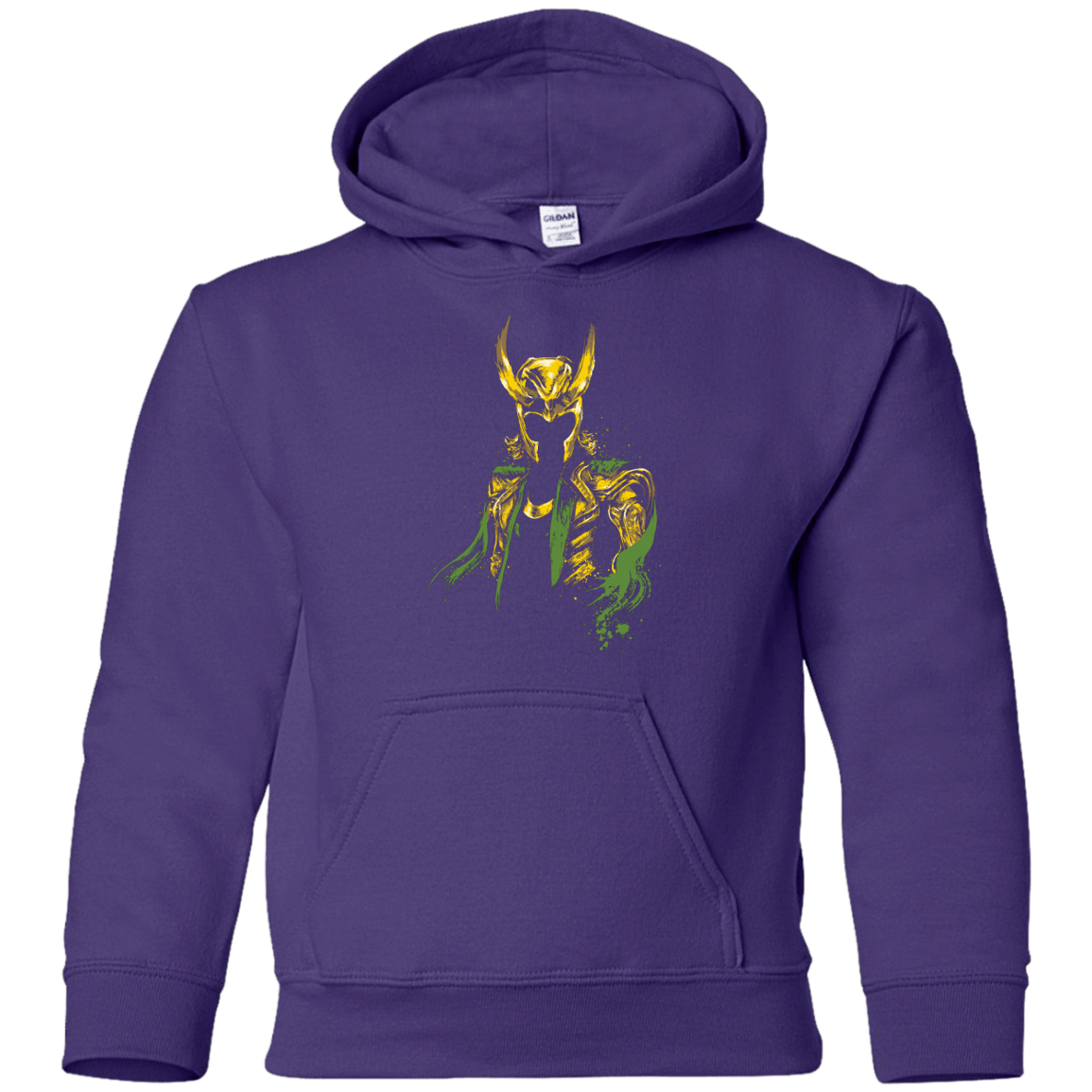 Sweatshirts Purple / YS God of Mischief Youth Hoodie