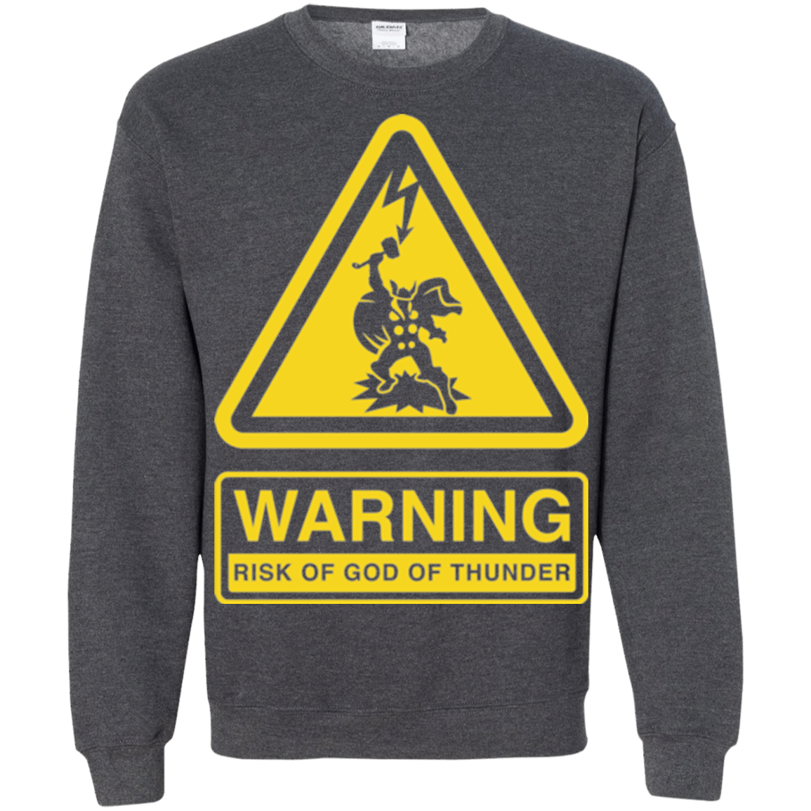 Sweatshirts Dark Heather / S God of Thunder Crewneck Sweatshirt