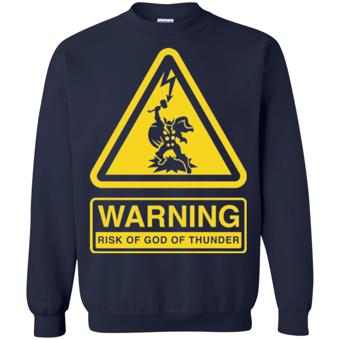 Sweatshirts Navy / S God of Thunder Crewneck Sweatshirt