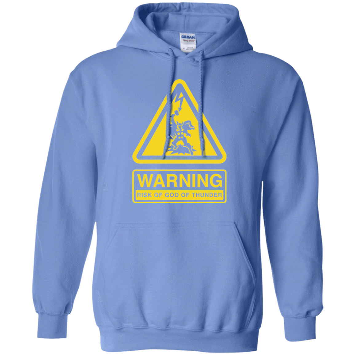 Sweatshirts Carolina Blue / S God of Thunder Pullover Hoodie
