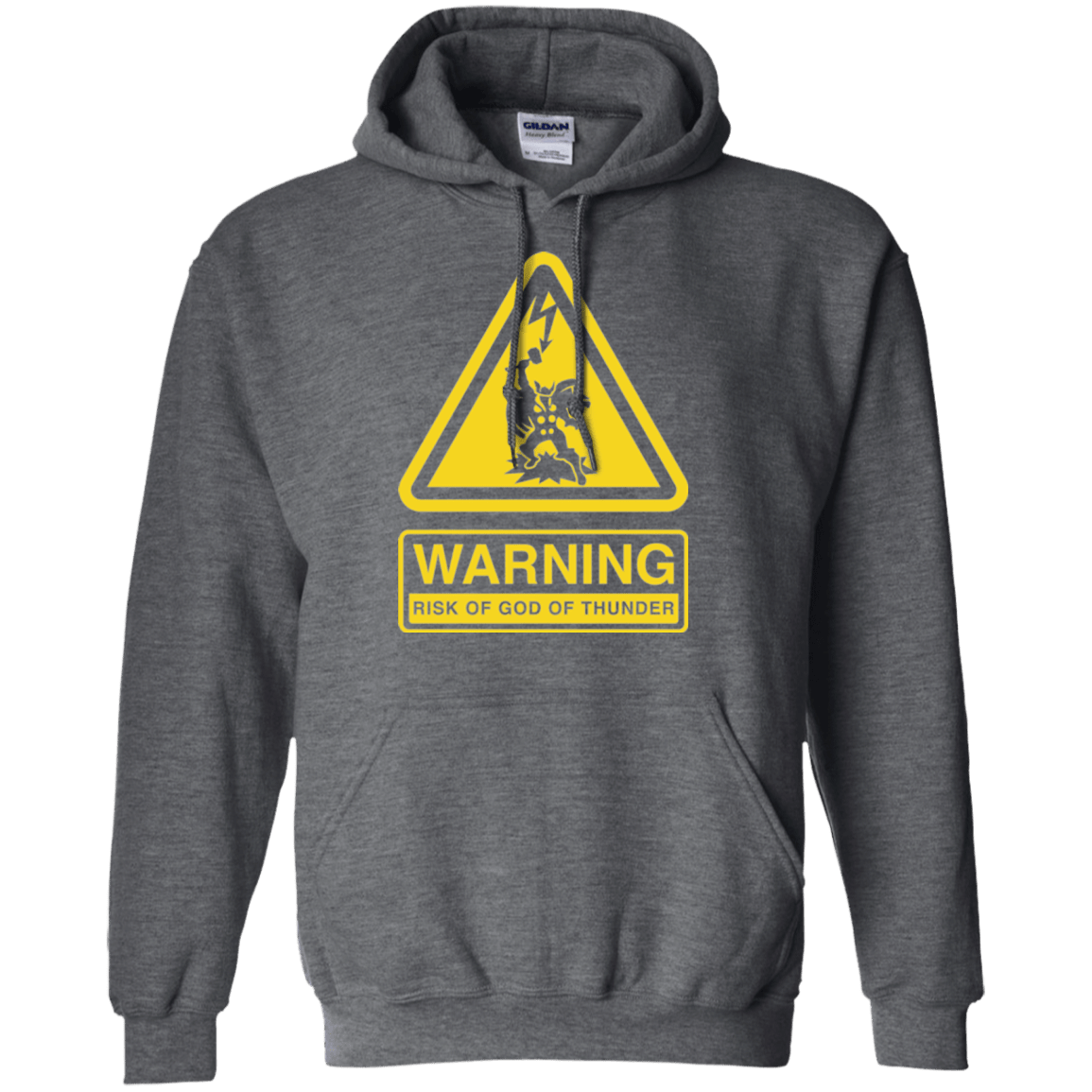 Sweatshirts Dark Heather / S God of Thunder Pullover Hoodie