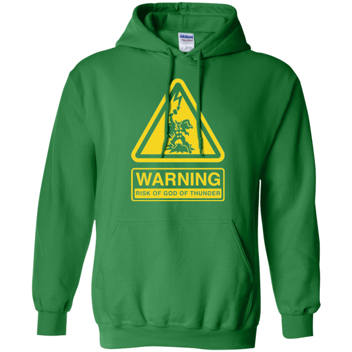 Sweatshirts Irish Green / S God of Thunder Pullover Hoodie