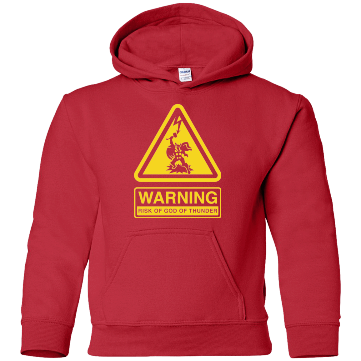 Sweatshirts Red / YS God of Thunder Youth Hoodie