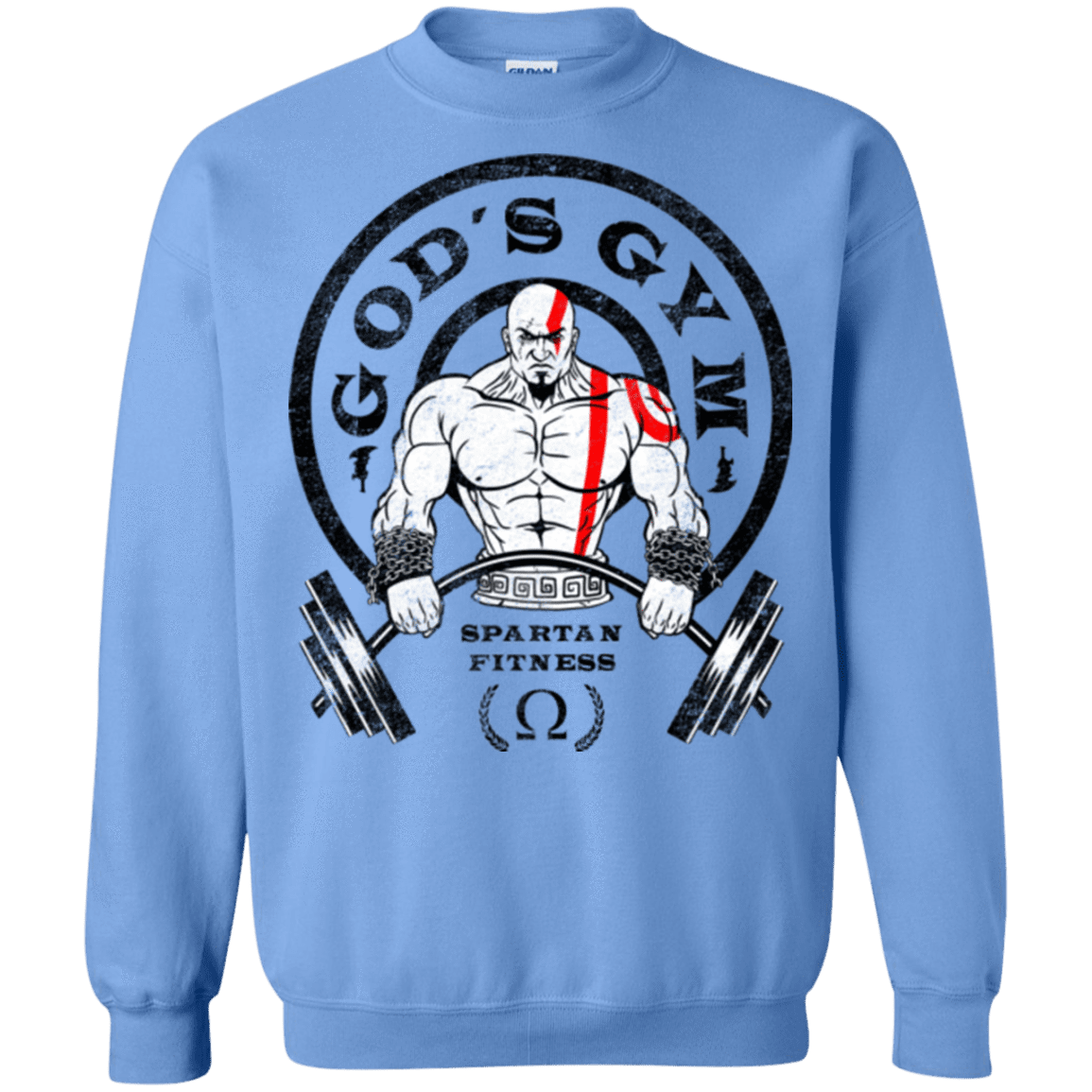 Sweatshirts Carolina Blue / Small God's Gym Crewneck Sweatshirt