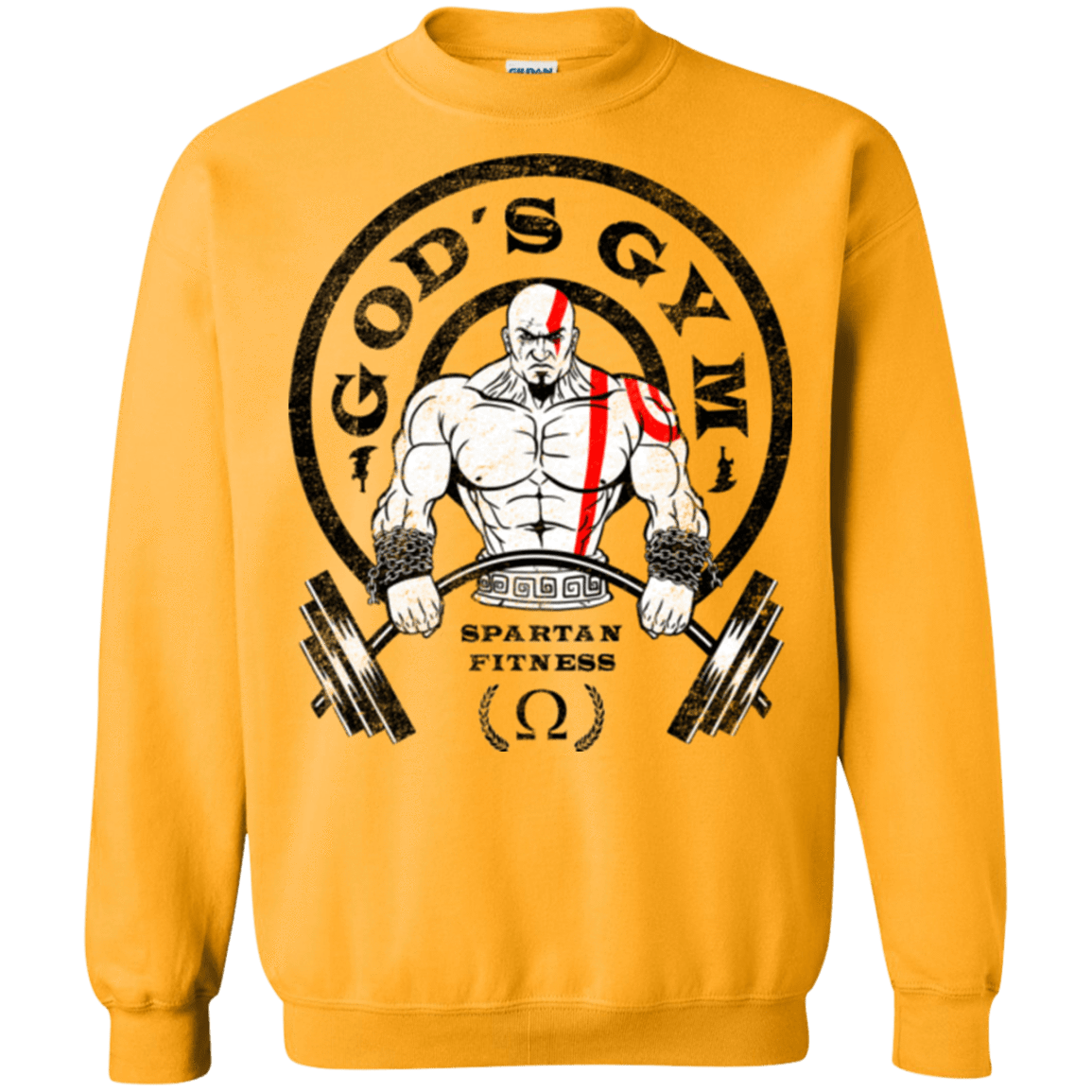 Sweatshirts Gold / Small God's Gym Crewneck Sweatshirt