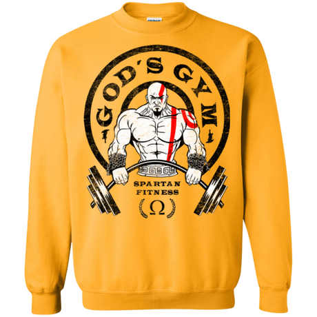 Sweatshirts Gold / Small God's Gym Crewneck Sweatshirt