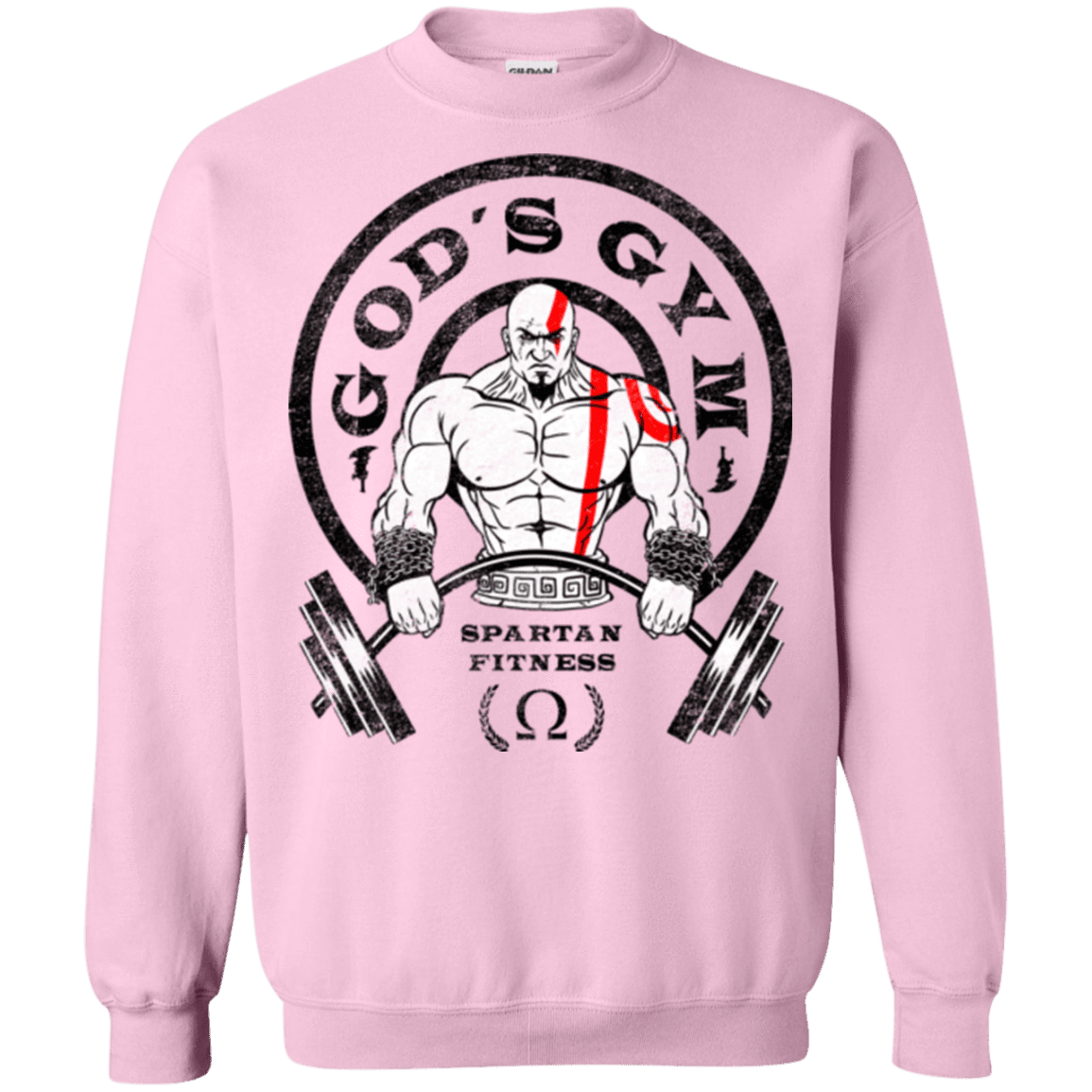 Sweatshirts Light Pink / Small God's Gym Crewneck Sweatshirt