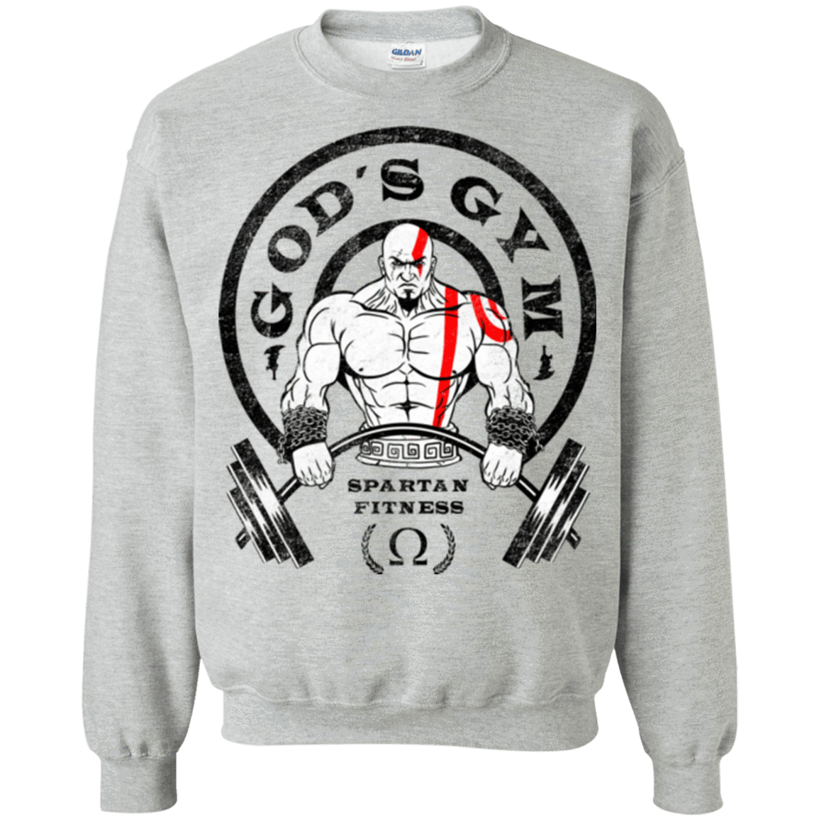 Sweatshirts Sport Grey / Small God's Gym Crewneck Sweatshirt