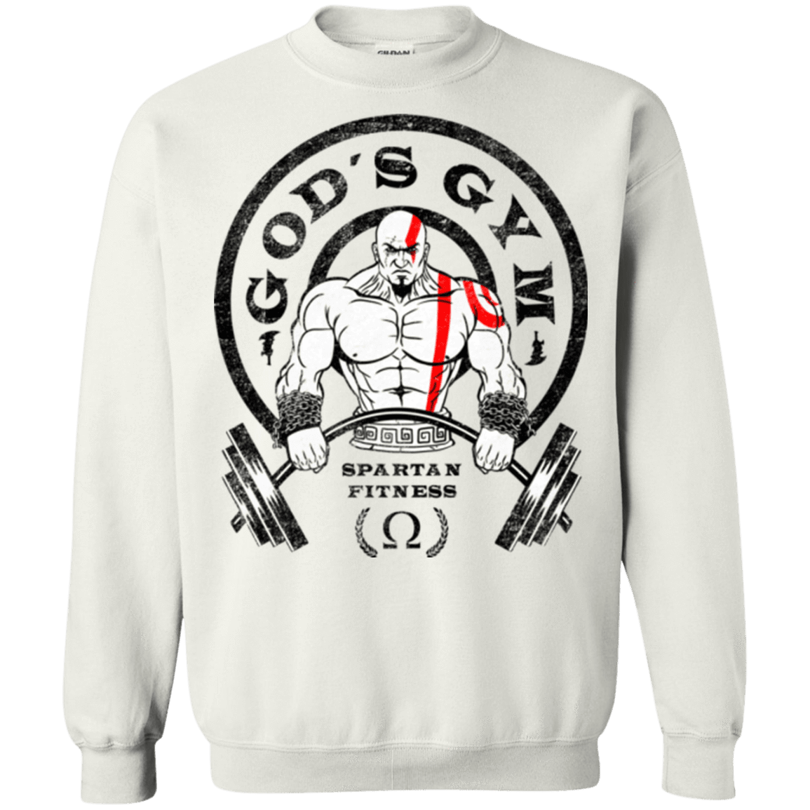 Sweatshirts White / Small God's Gym Crewneck Sweatshirt