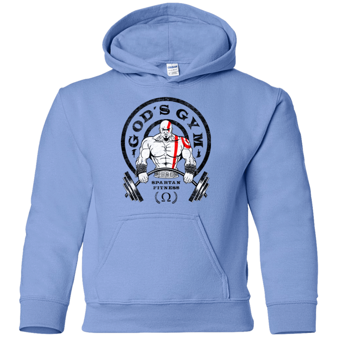 Sweatshirts Carolina Blue / YS God's Gym Youth Hoodie
