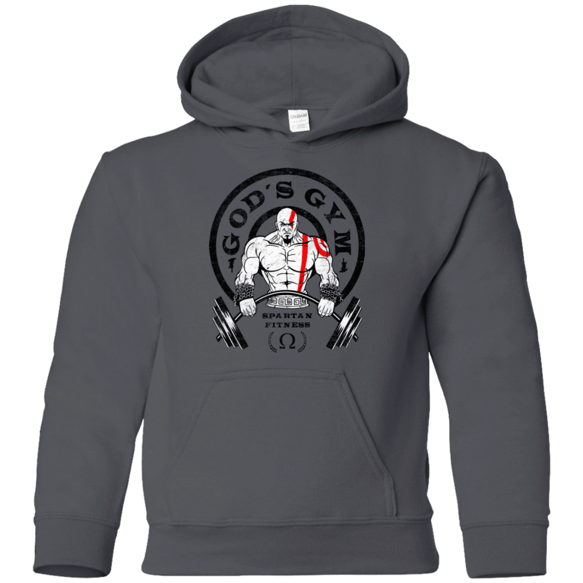 Sweatshirts Charcoal / YS God's Gym Youth Hoodie