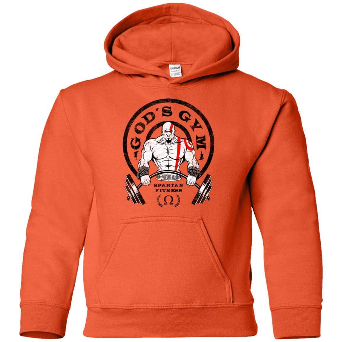 Sweatshirts Orange / YS God's Gym Youth Hoodie