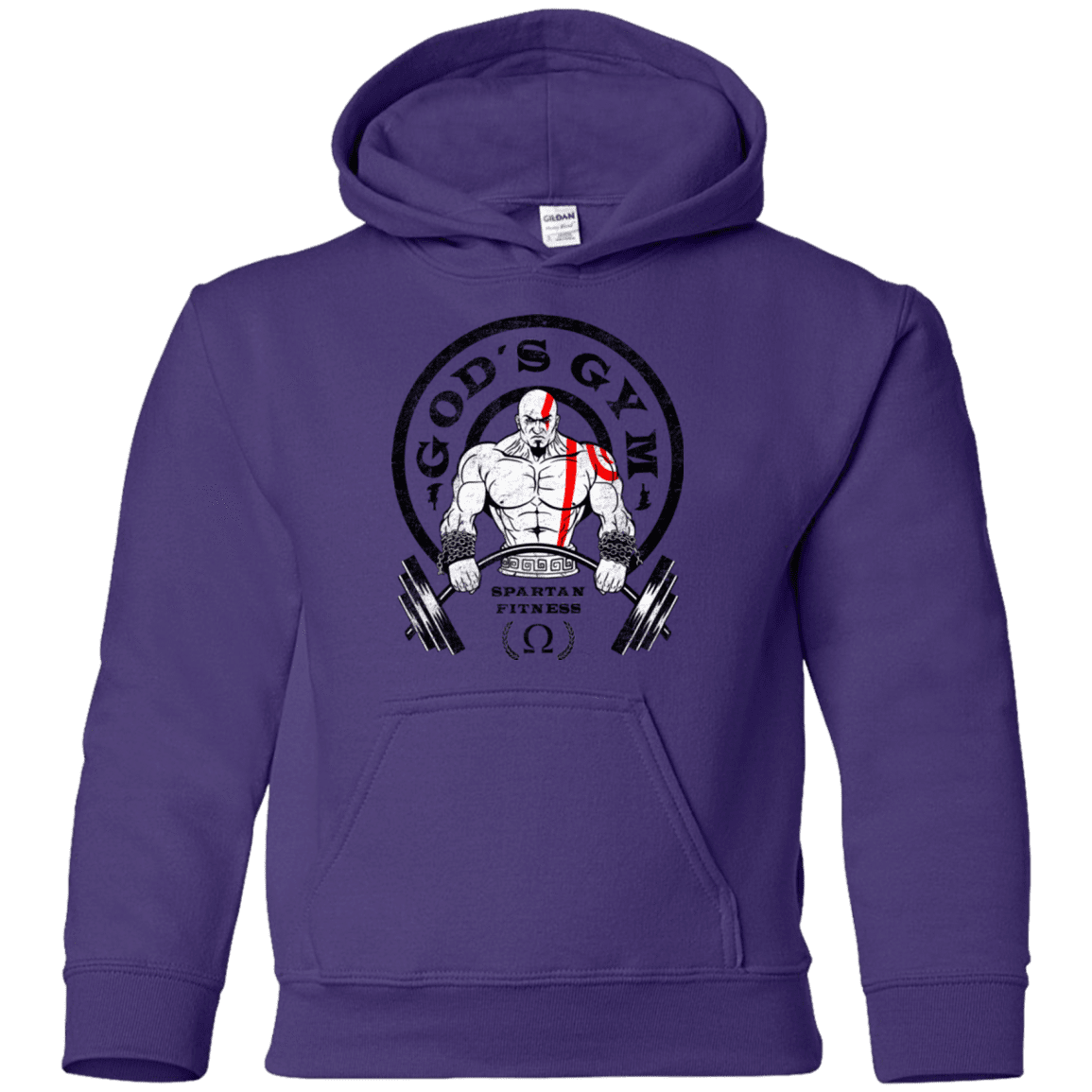 Sweatshirts Purple / YS God's Gym Youth Hoodie