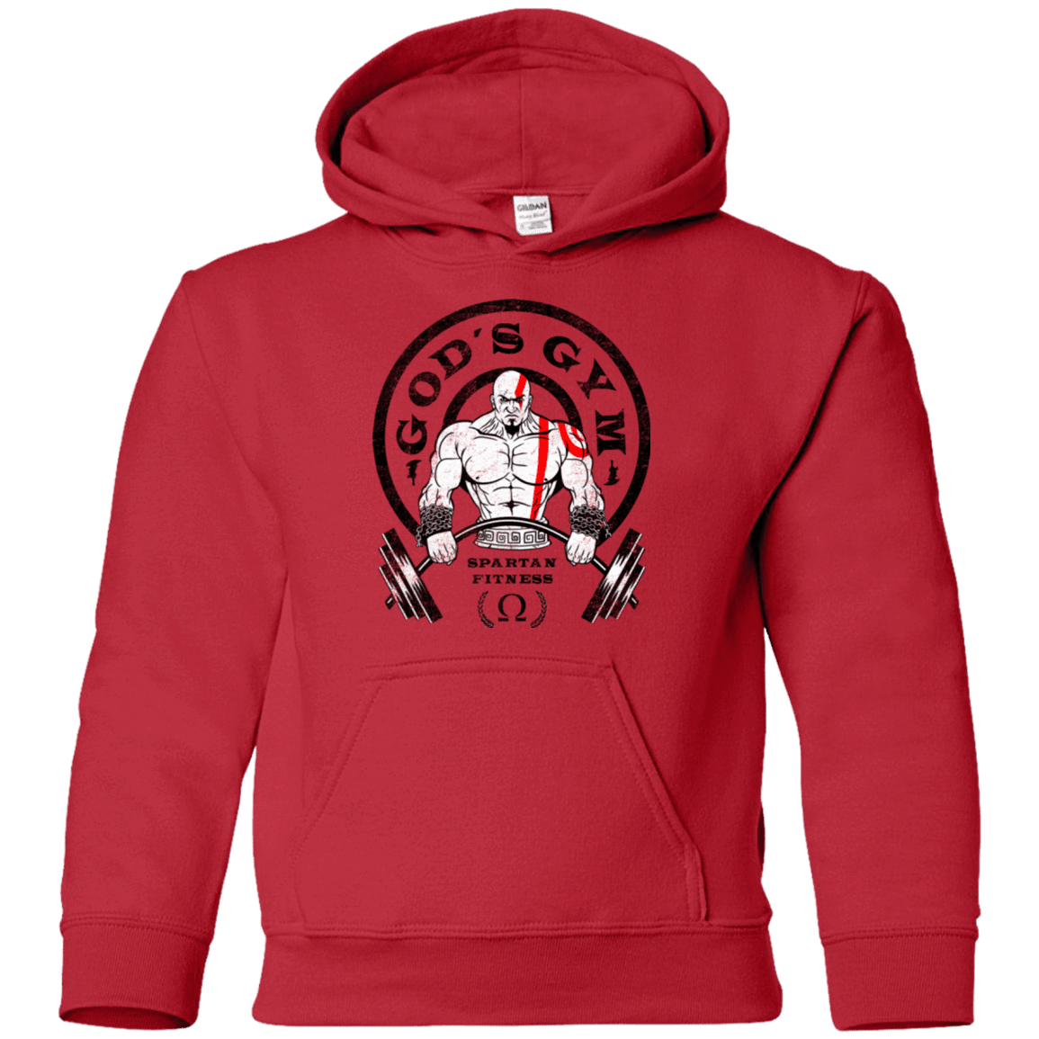 Sweatshirts Red / YS God's Gym Youth Hoodie