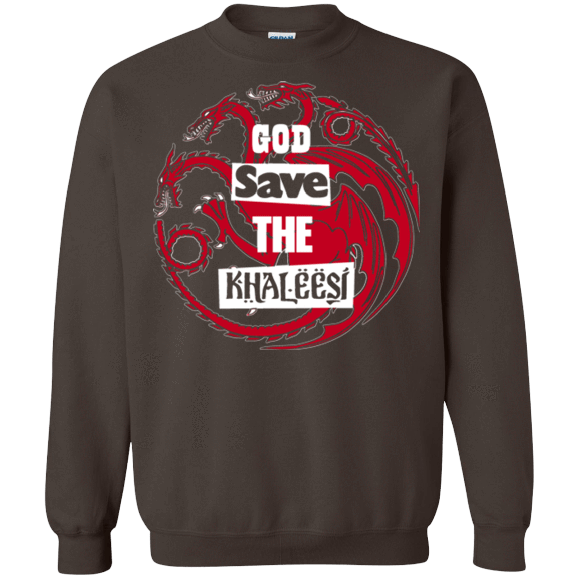 Sweatshirts Dark Chocolate / Small God save Crewneck Sweatshirt