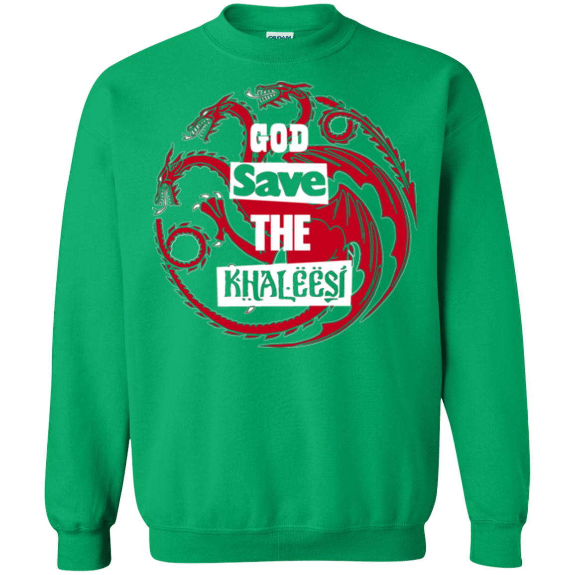 Sweatshirts Irish Green / Small God save Crewneck Sweatshirt