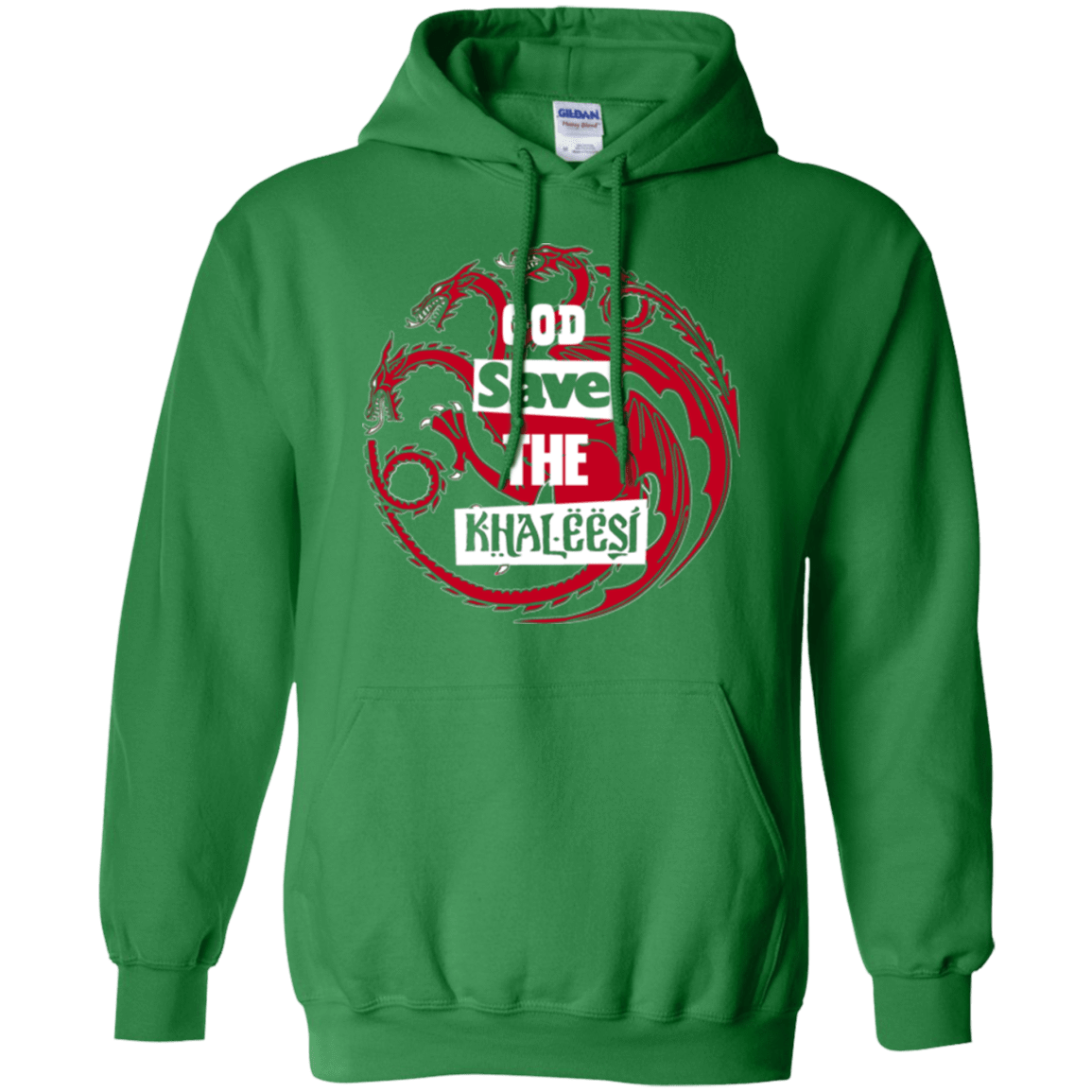 Sweatshirts Irish Green / Small God save Pullover Hoodie