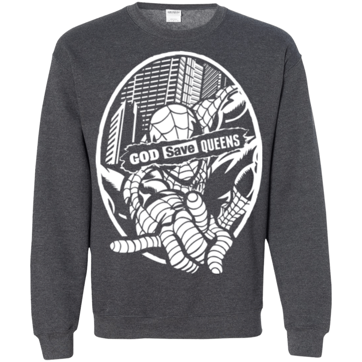 Sweatshirts Dark Heather / Small GOD SAVE QUEENS Crewneck Sweatshirt
