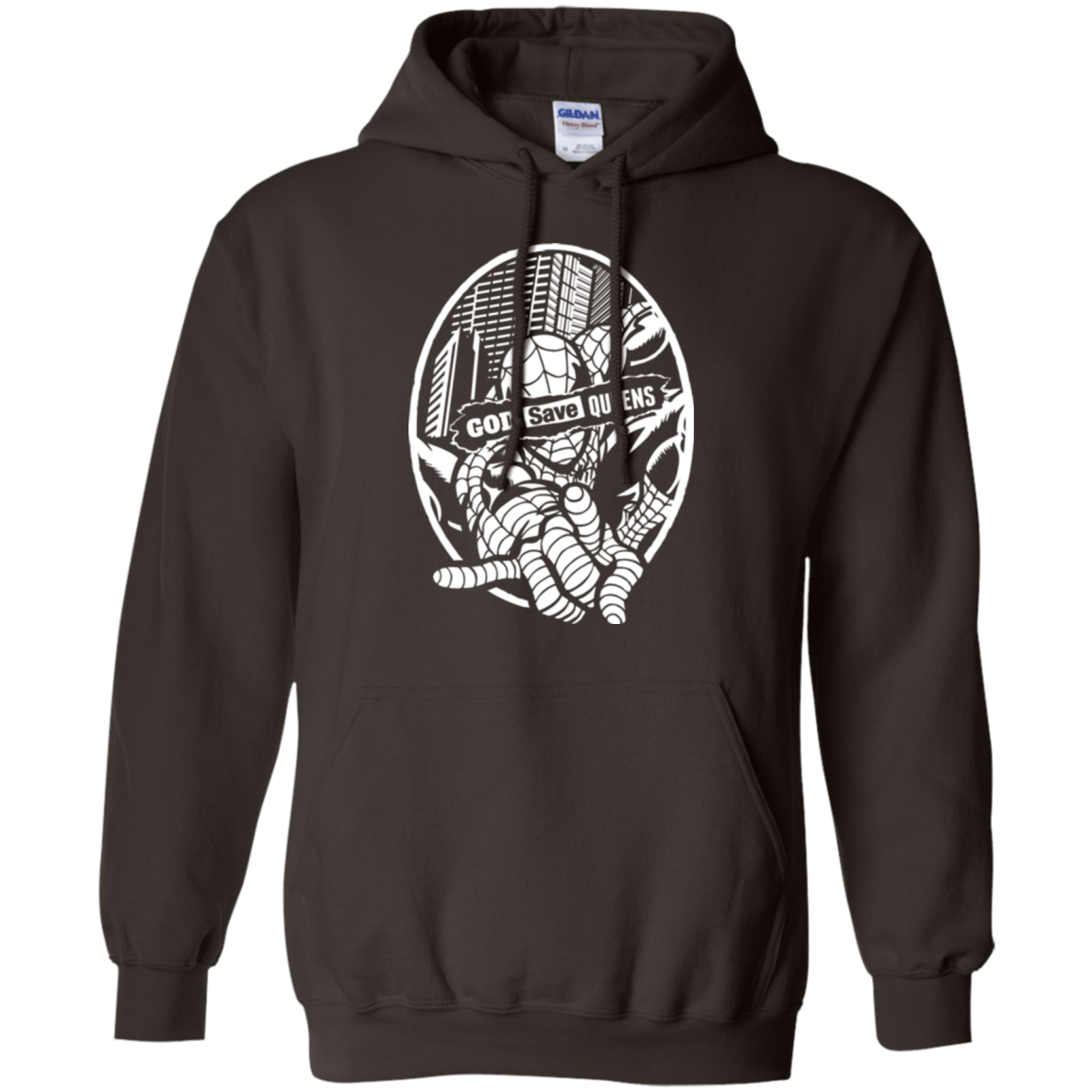 Sweatshirts Dark Chocolate / Small GOD SAVE QUEENS Pullover Hoodie