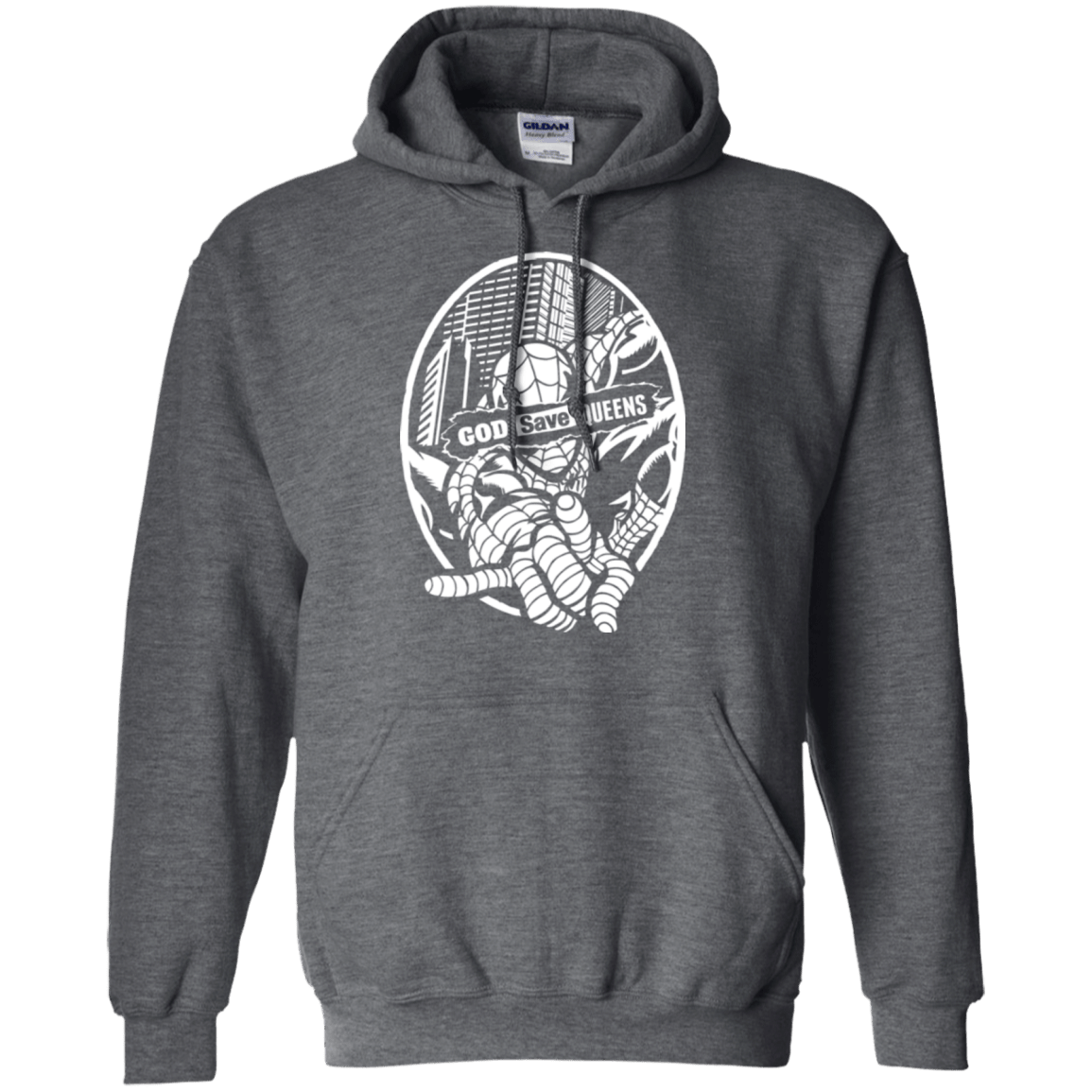 Sweatshirts Dark Heather / Small GOD SAVE QUEENS Pullover Hoodie