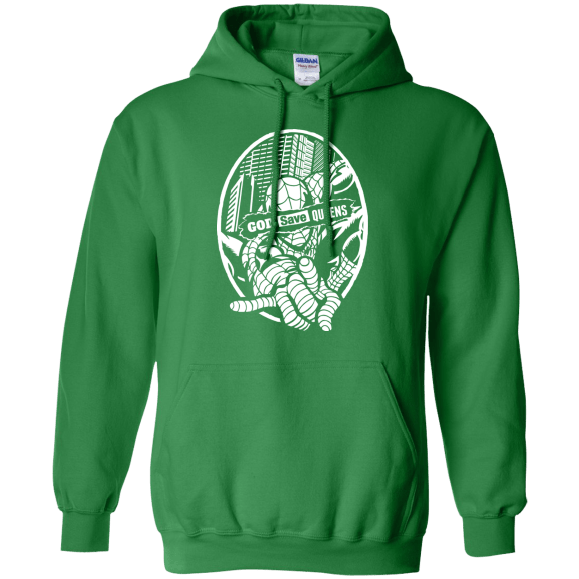 Sweatshirts Irish Green / Small GOD SAVE QUEENS Pullover Hoodie