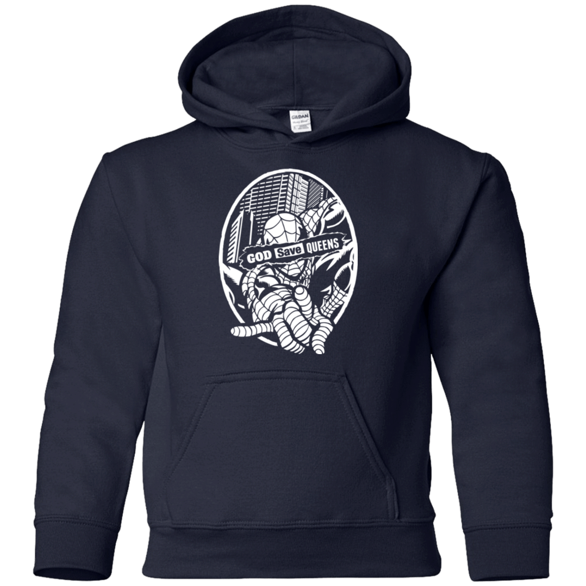 Sweatshirts Navy / YS GOD SAVE QUEENS Youth Hoodie