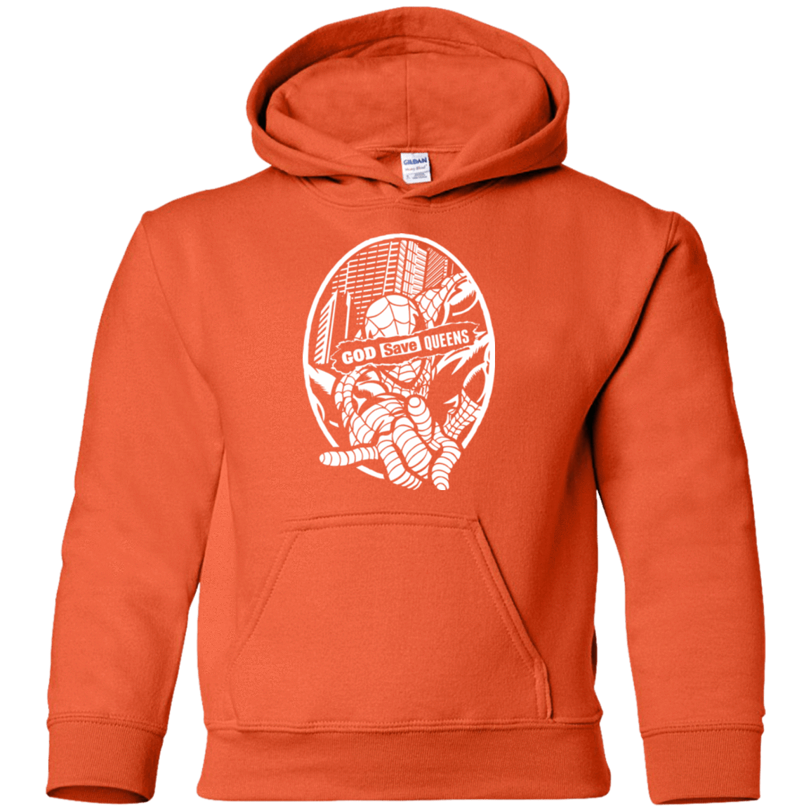 Sweatshirts Orange / YS GOD SAVE QUEENS Youth Hoodie