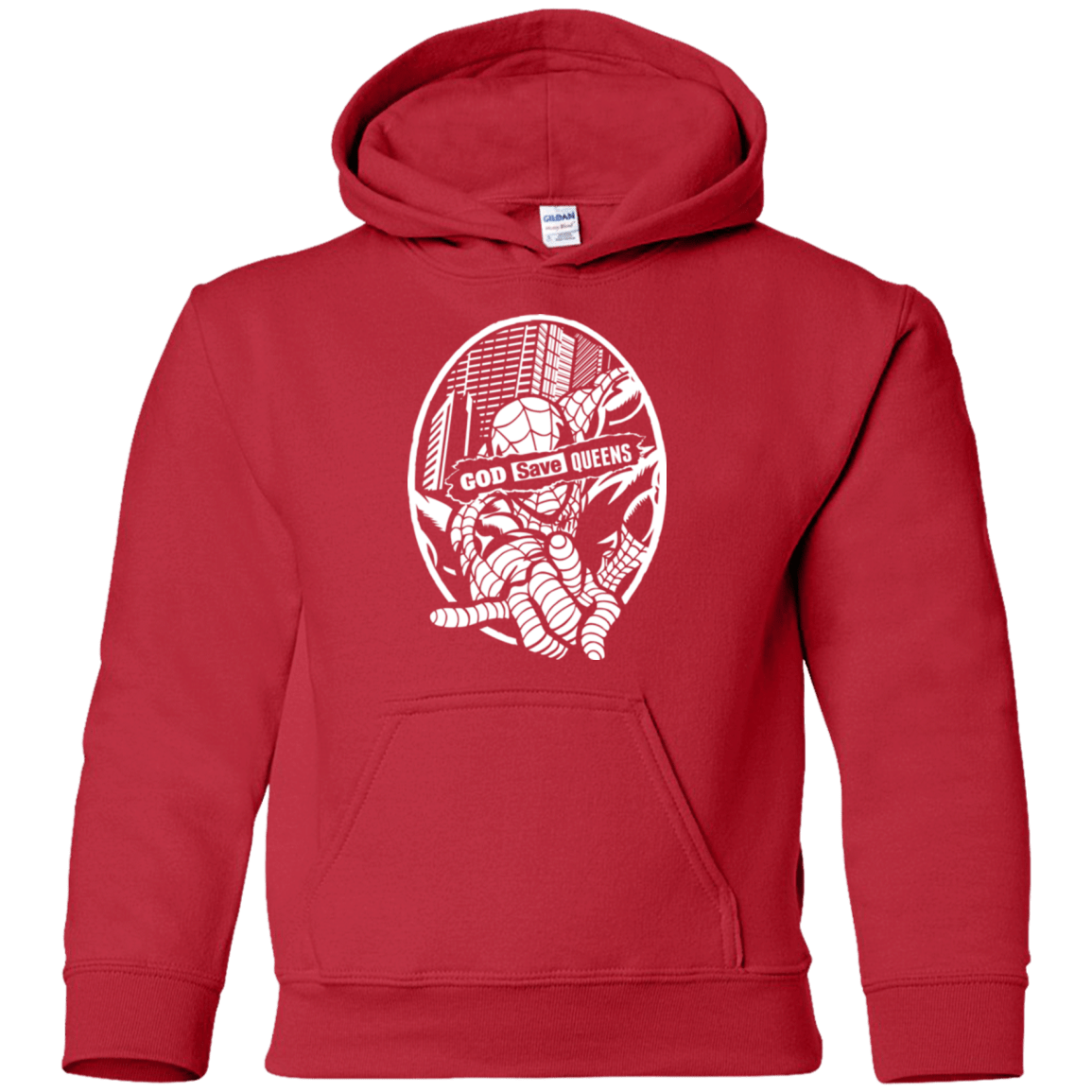 Sweatshirts Red / YS GOD SAVE QUEENS Youth Hoodie