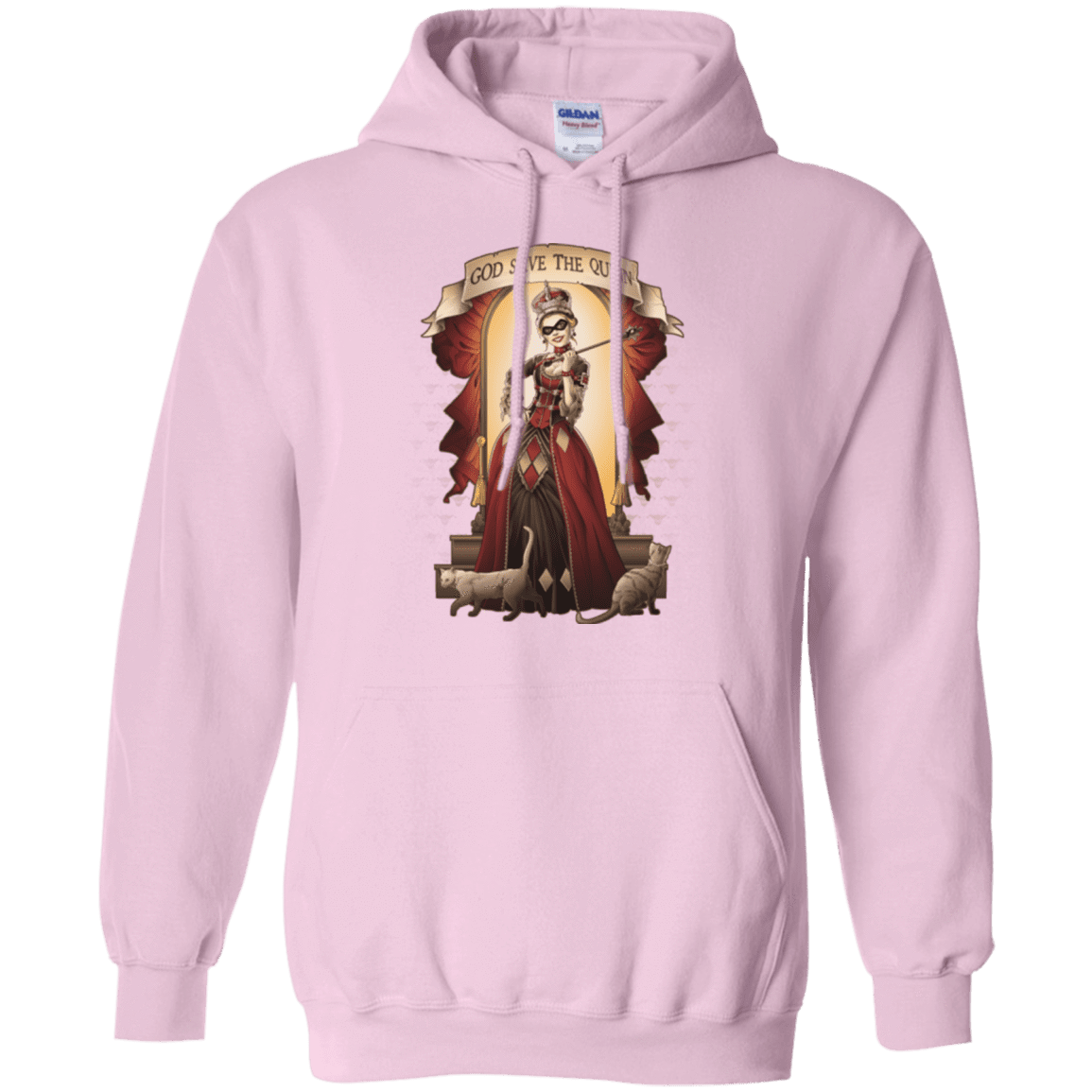 Sweatshirts Light Pink / Small God Save The Quinn Pullover Hoodie