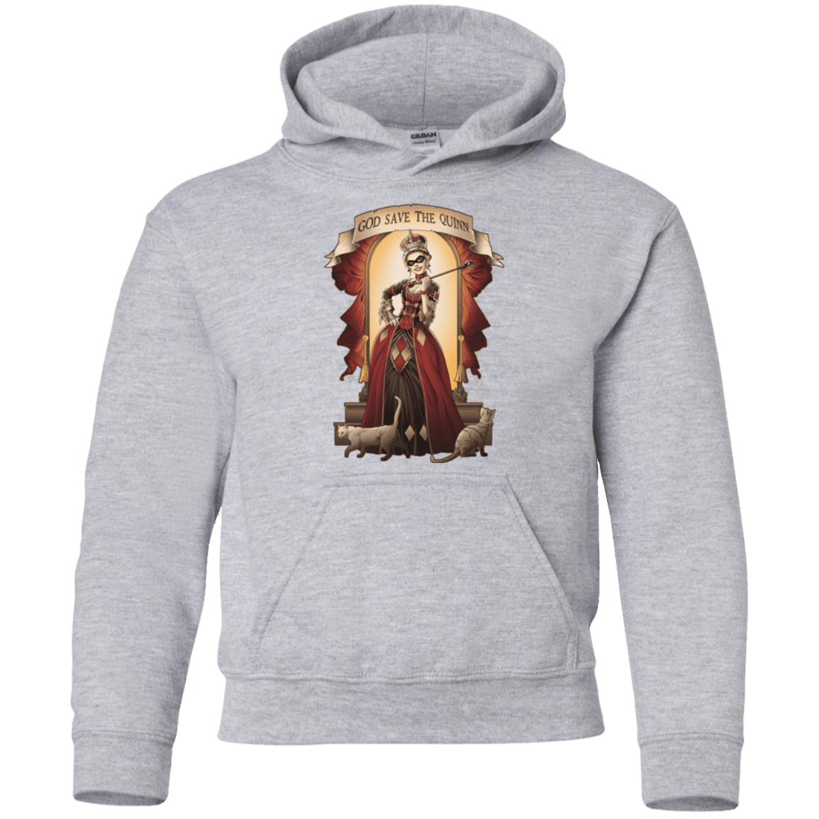Sweatshirts Sport Grey / YS God Save The Quinn Youth Hoodie
