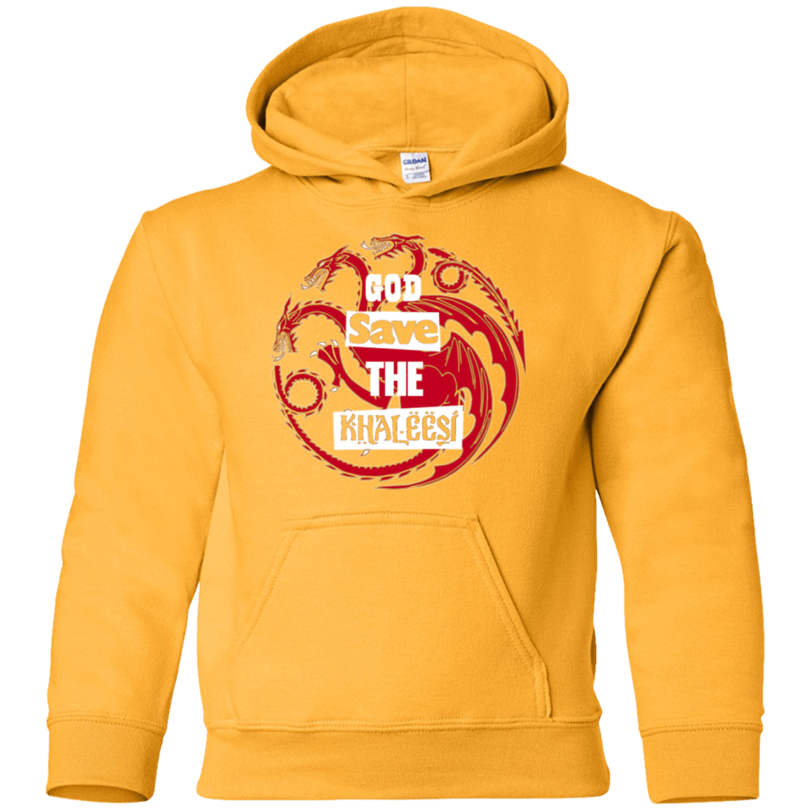 Sweatshirts Gold / YS God save Youth Hoodie