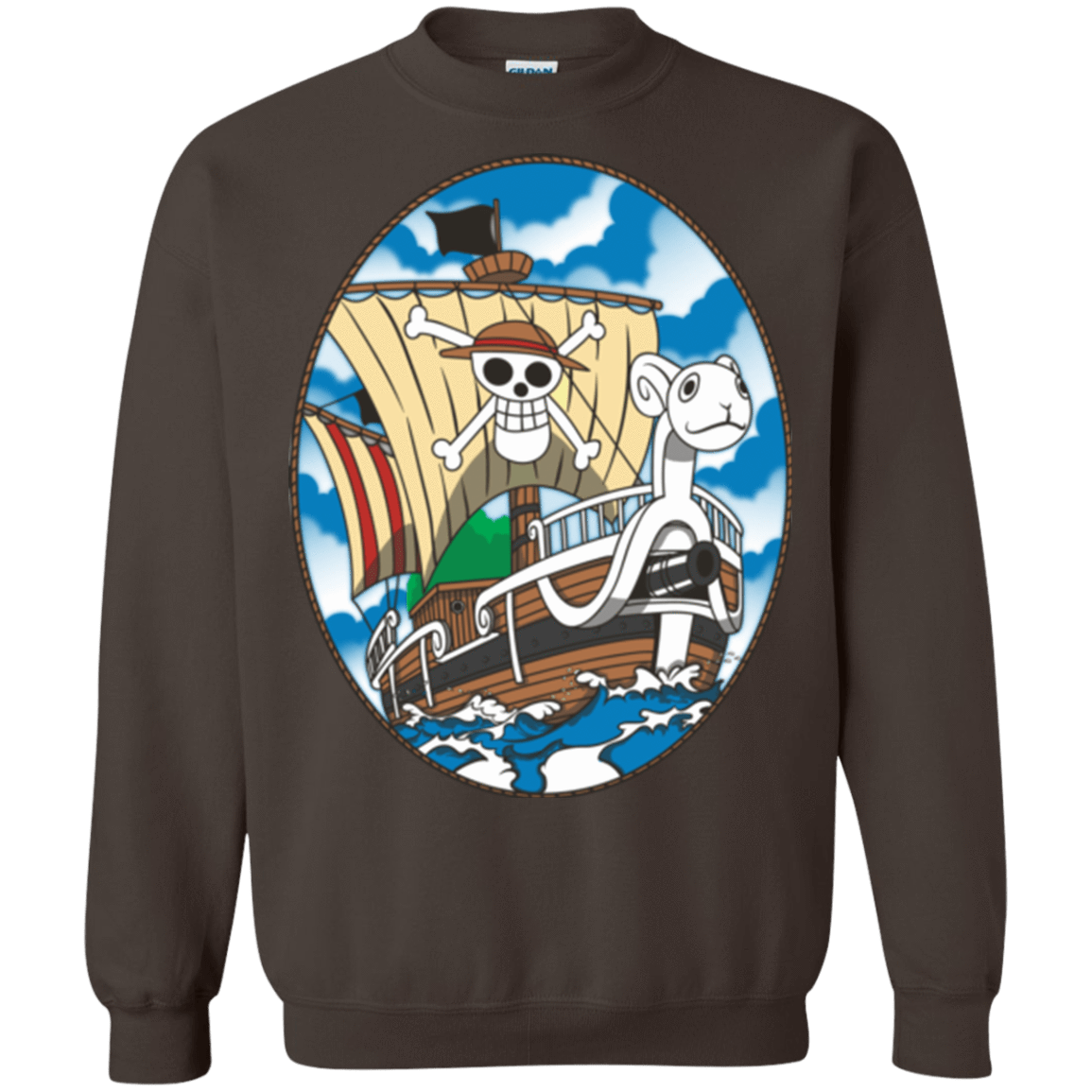 Sweatshirts Dark Chocolate / Small Going Merry Crewneck Sweatshirt